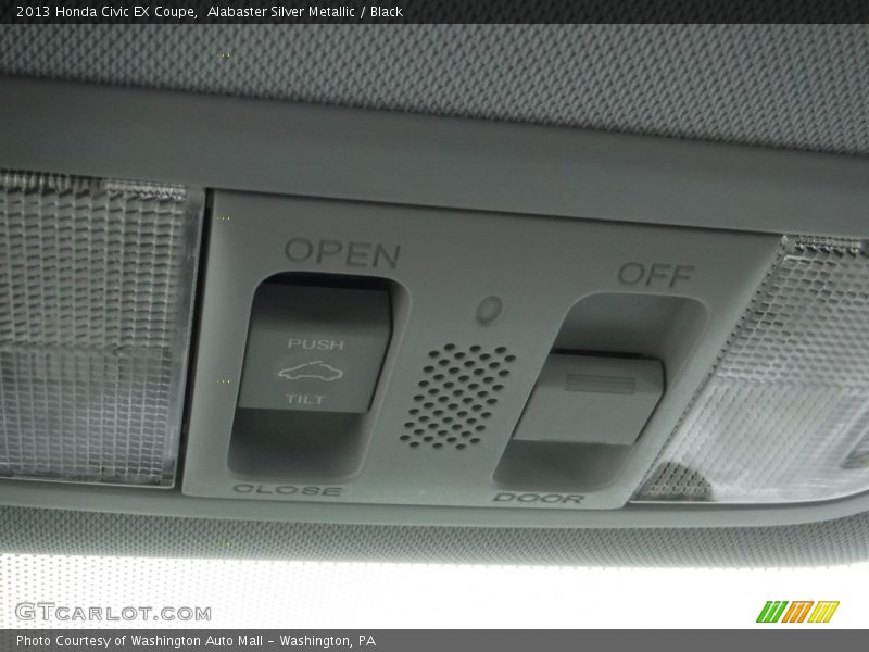 Alabaster Silver Metallic / Black 2013 Honda Civic EX Coupe