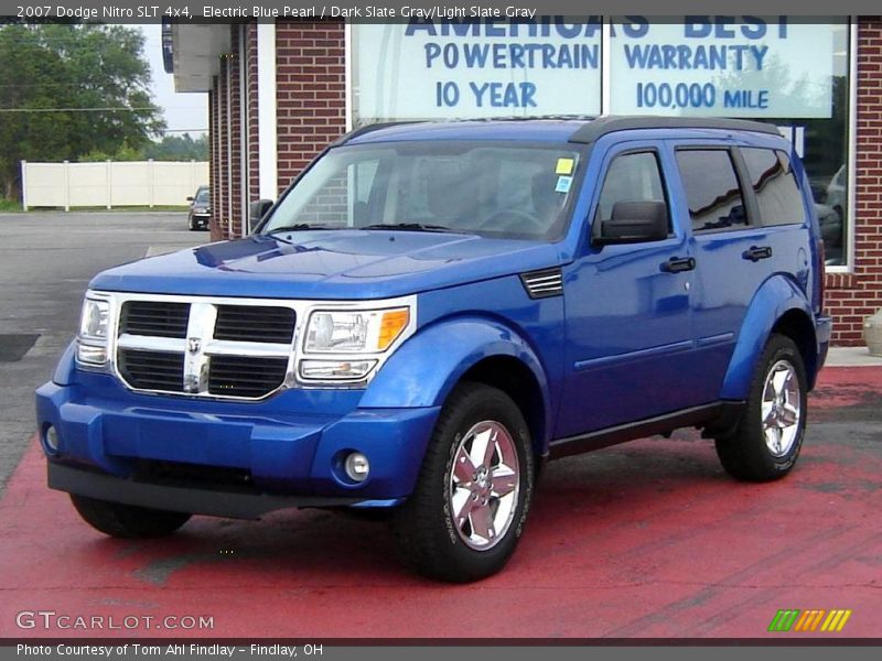 Electric Blue Pearl / Dark Slate Gray/Light Slate Gray 2007 Dodge Nitro SLT 4x4