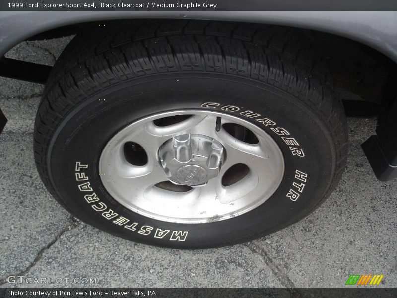 Black Clearcoat / Medium Graphite Grey 1999 Ford Explorer Sport 4x4