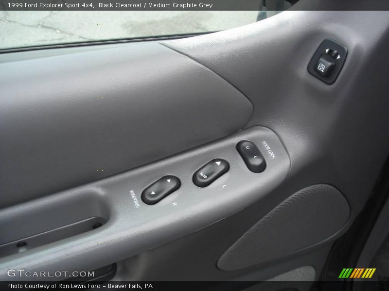 Black Clearcoat / Medium Graphite Grey 1999 Ford Explorer Sport 4x4