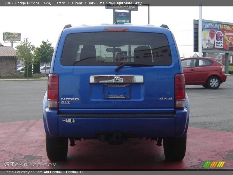 Electric Blue Pearl / Dark Slate Gray/Light Slate Gray 2007 Dodge Nitro SLT 4x4