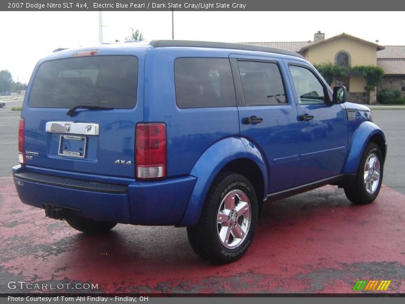 Electric Blue Pearl / Dark Slate Gray/Light Slate Gray 2007 Dodge Nitro SLT 4x4