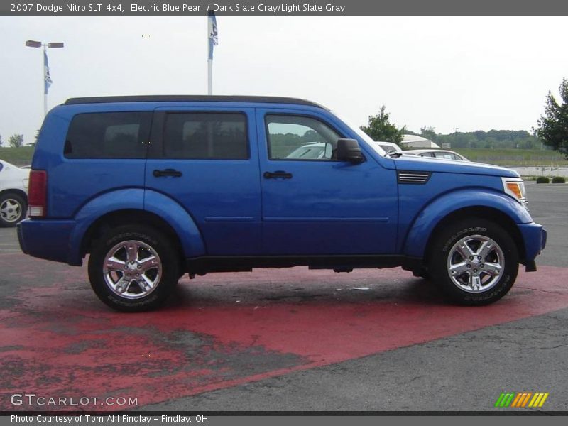 Electric Blue Pearl / Dark Slate Gray/Light Slate Gray 2007 Dodge Nitro SLT 4x4