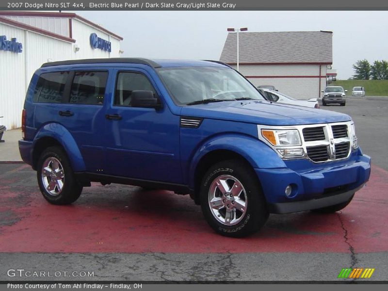 Electric Blue Pearl / Dark Slate Gray/Light Slate Gray 2007 Dodge Nitro SLT 4x4