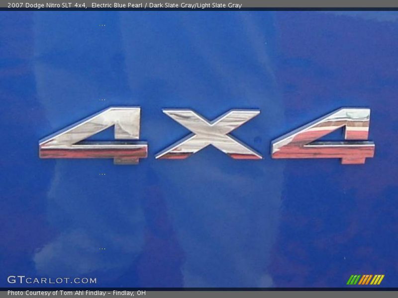 Electric Blue Pearl / Dark Slate Gray/Light Slate Gray 2007 Dodge Nitro SLT 4x4