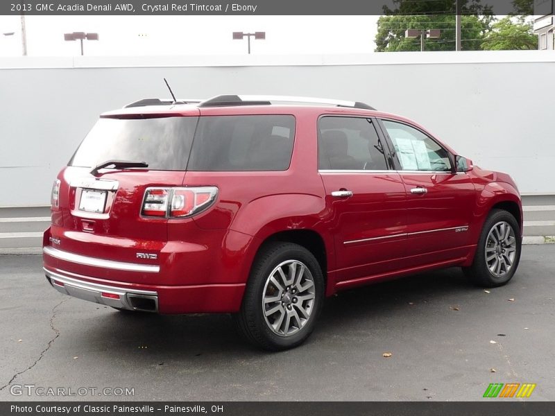 Crystal Red Tintcoat / Ebony 2013 GMC Acadia Denali AWD