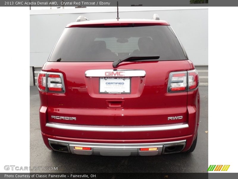 Crystal Red Tintcoat / Ebony 2013 GMC Acadia Denali AWD