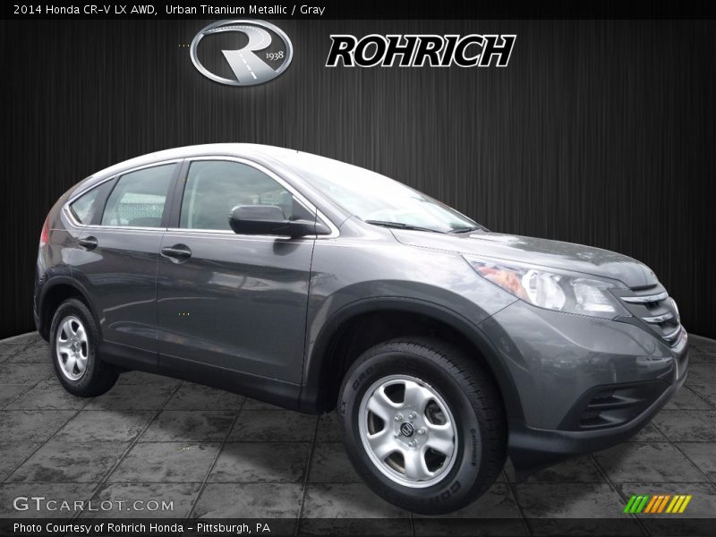 Urban Titanium Metallic / Gray 2014 Honda CR-V LX AWD