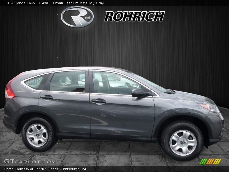 Urban Titanium Metallic / Gray 2014 Honda CR-V LX AWD