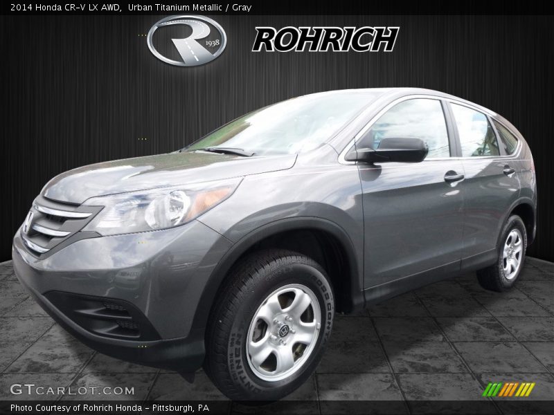 Urban Titanium Metallic / Gray 2014 Honda CR-V LX AWD