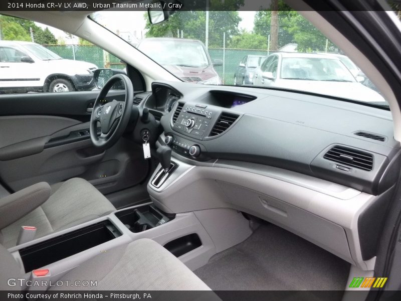 Urban Titanium Metallic / Gray 2014 Honda CR-V LX AWD