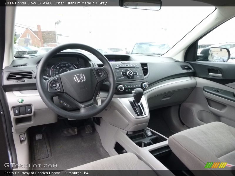 Urban Titanium Metallic / Gray 2014 Honda CR-V LX AWD