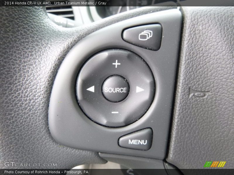 Urban Titanium Metallic / Gray 2014 Honda CR-V LX AWD