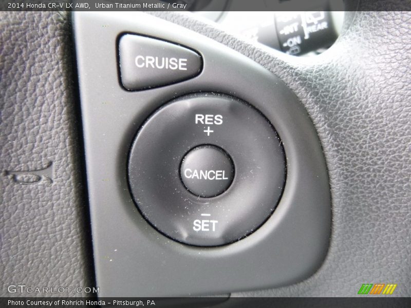 Urban Titanium Metallic / Gray 2014 Honda CR-V LX AWD
