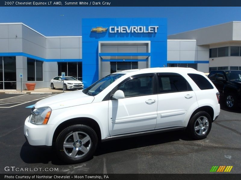 Summit White / Dark Gray 2007 Chevrolet Equinox LT AWD