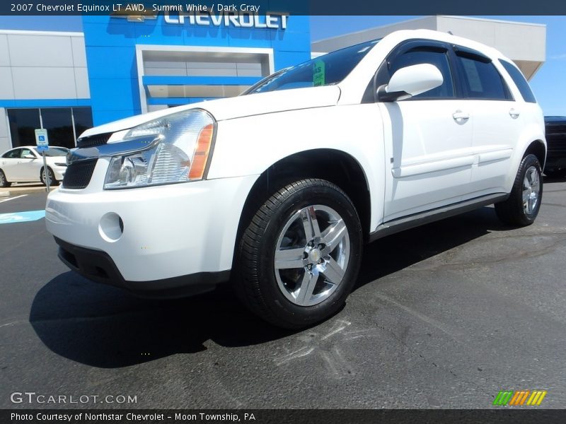 Summit White / Dark Gray 2007 Chevrolet Equinox LT AWD