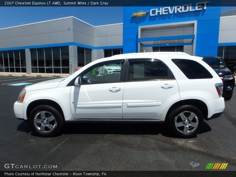 Summit White / Dark Gray 2007 Chevrolet Equinox LT AWD