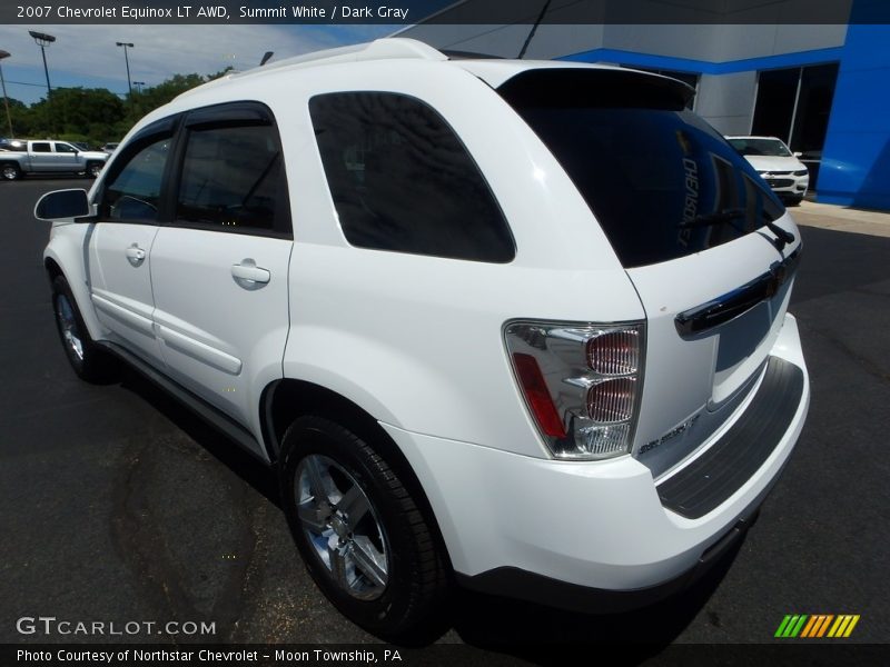 Summit White / Dark Gray 2007 Chevrolet Equinox LT AWD