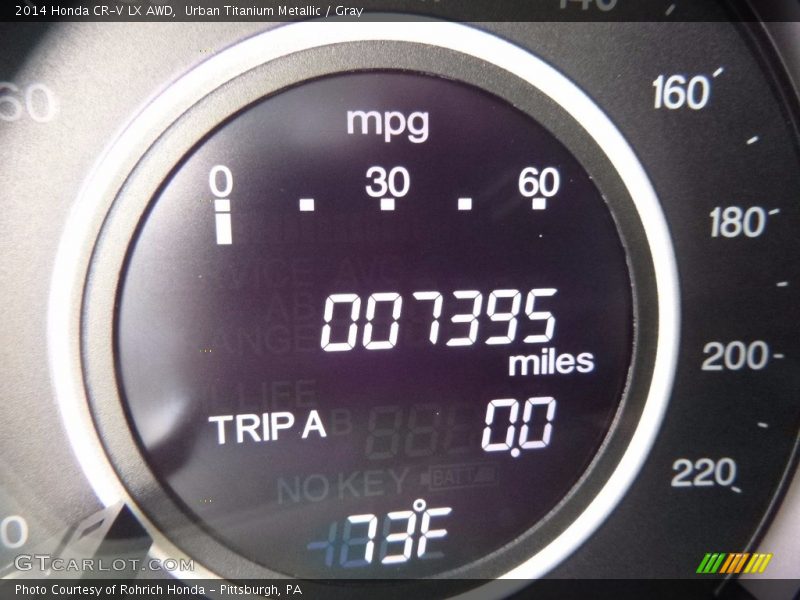 Urban Titanium Metallic / Gray 2014 Honda CR-V LX AWD