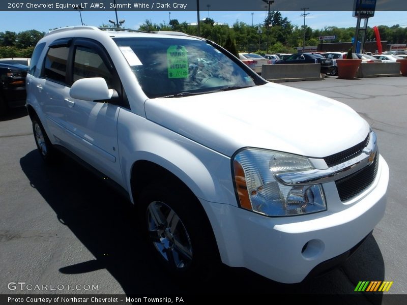 Summit White / Dark Gray 2007 Chevrolet Equinox LT AWD
