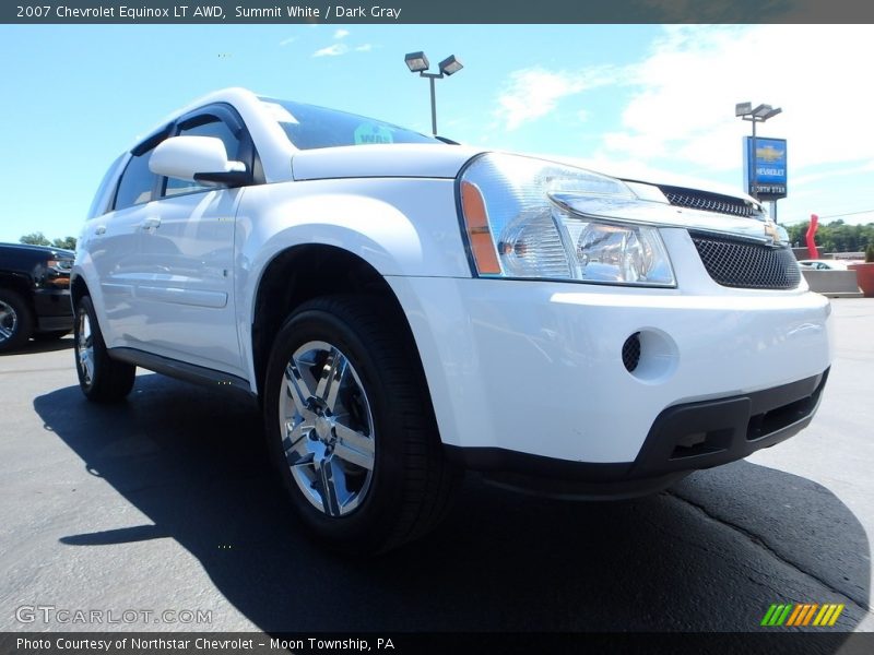 Summit White / Dark Gray 2007 Chevrolet Equinox LT AWD