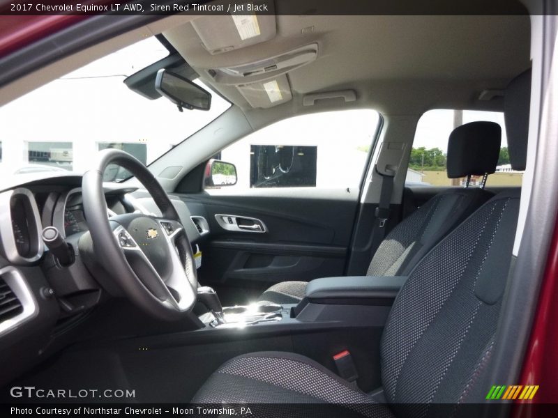 Siren Red Tintcoat / Jet Black 2017 Chevrolet Equinox LT AWD