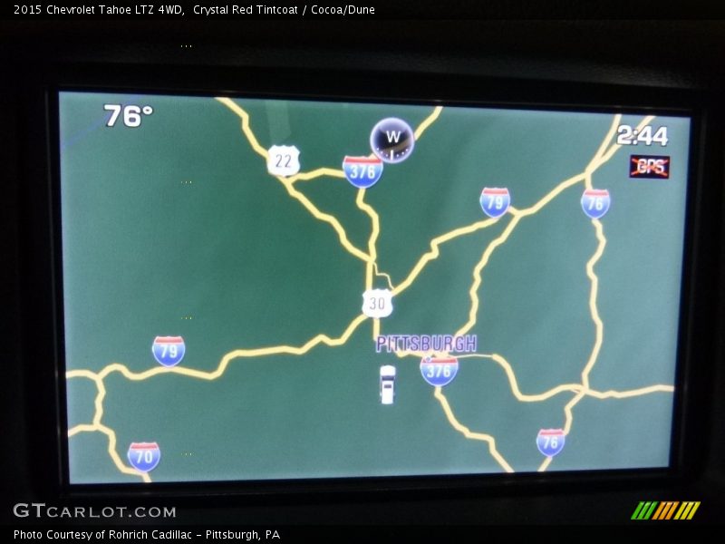 Crystal Red Tintcoat / Cocoa/Dune 2015 Chevrolet Tahoe LTZ 4WD