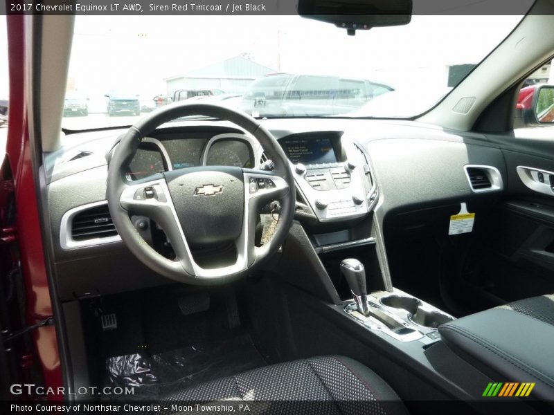 Siren Red Tintcoat / Jet Black 2017 Chevrolet Equinox LT AWD