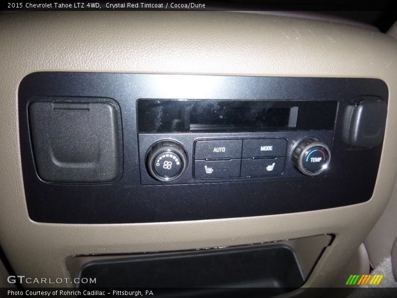 Crystal Red Tintcoat / Cocoa/Dune 2015 Chevrolet Tahoe LTZ 4WD