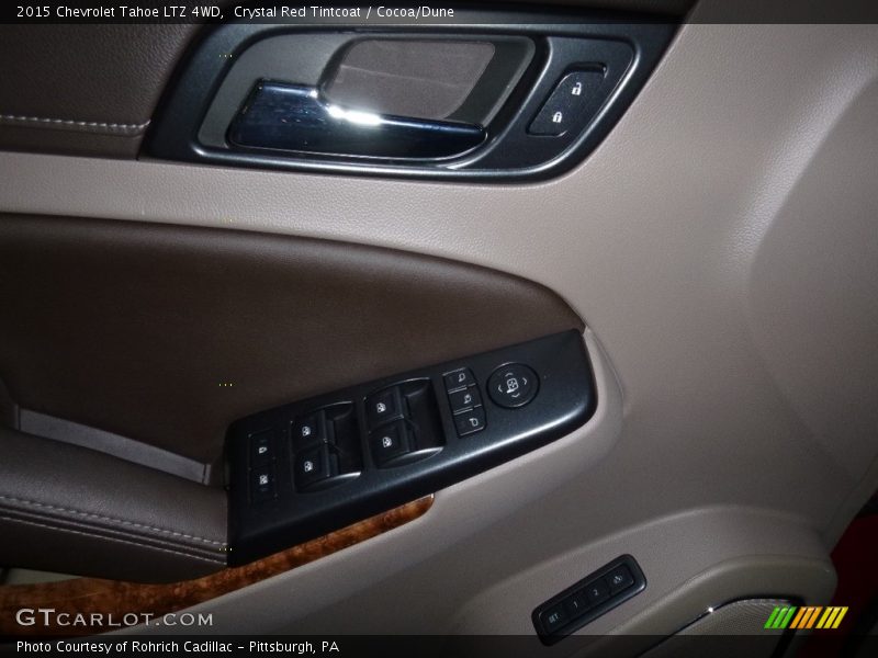 Crystal Red Tintcoat / Cocoa/Dune 2015 Chevrolet Tahoe LTZ 4WD