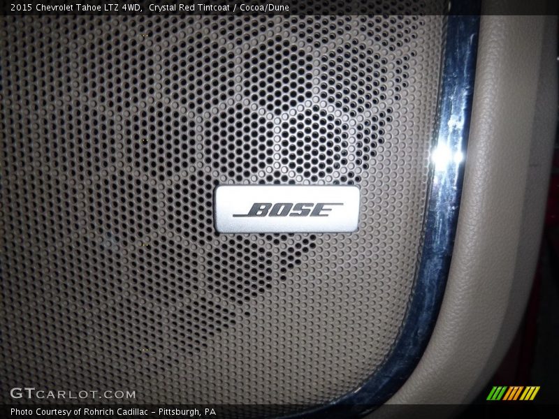 Crystal Red Tintcoat / Cocoa/Dune 2015 Chevrolet Tahoe LTZ 4WD