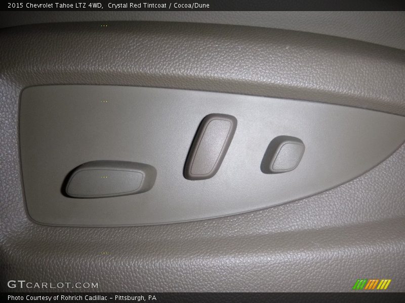 Crystal Red Tintcoat / Cocoa/Dune 2015 Chevrolet Tahoe LTZ 4WD
