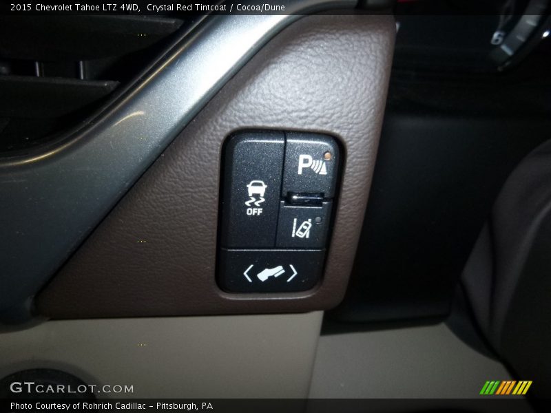 Crystal Red Tintcoat / Cocoa/Dune 2015 Chevrolet Tahoe LTZ 4WD