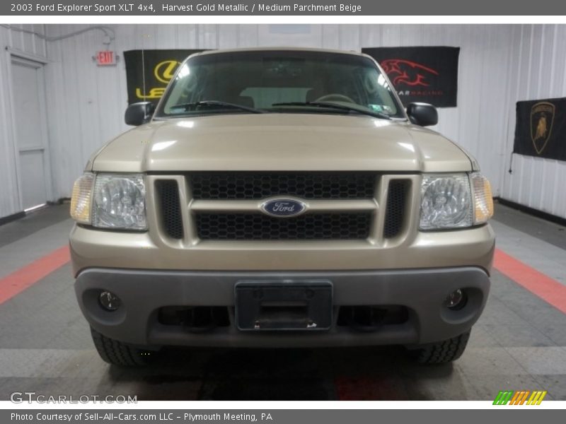 Harvest Gold Metallic / Medium Parchment Beige 2003 Ford Explorer Sport XLT 4x4