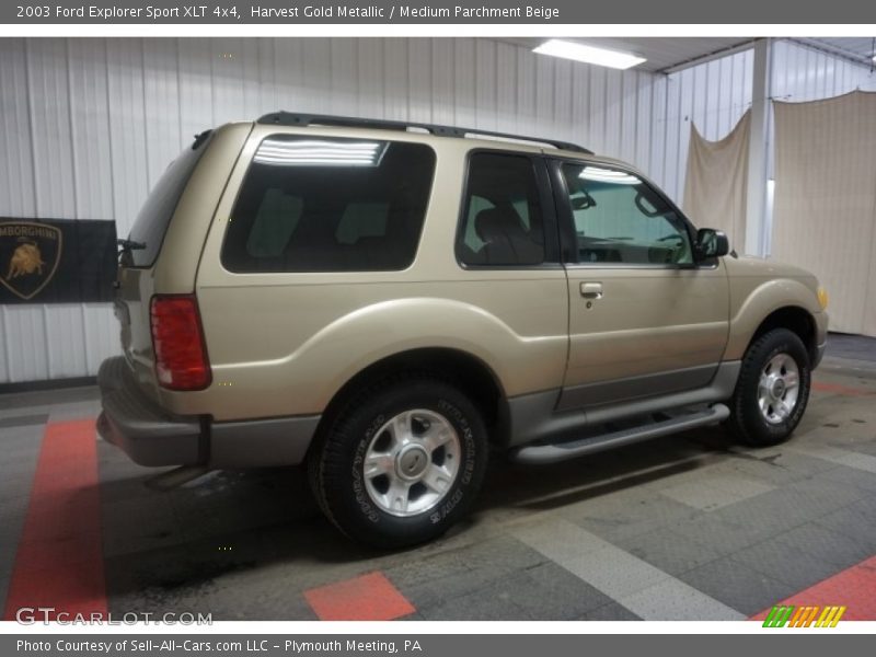 Harvest Gold Metallic / Medium Parchment Beige 2003 Ford Explorer Sport XLT 4x4