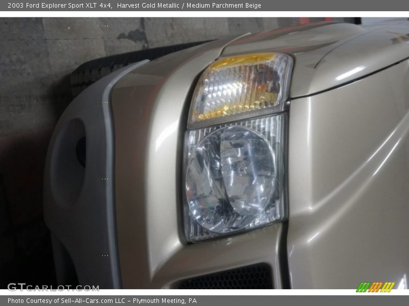 Harvest Gold Metallic / Medium Parchment Beige 2003 Ford Explorer Sport XLT 4x4