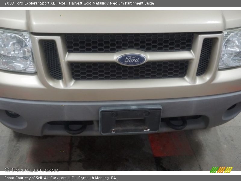 Harvest Gold Metallic / Medium Parchment Beige 2003 Ford Explorer Sport XLT 4x4