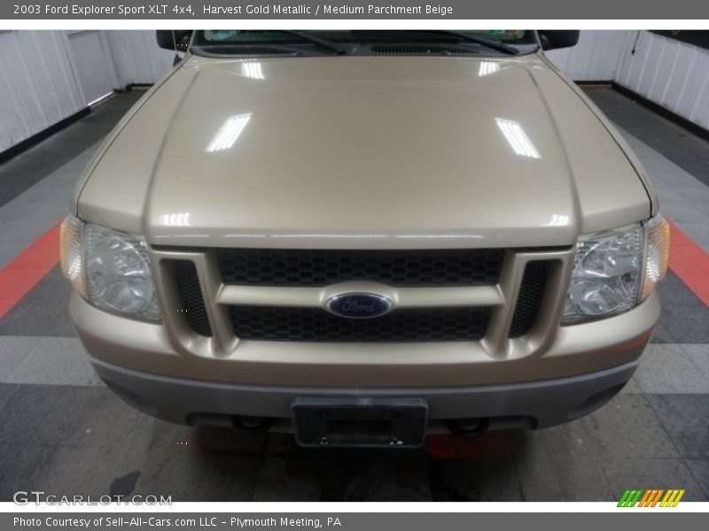 Harvest Gold Metallic / Medium Parchment Beige 2003 Ford Explorer Sport XLT 4x4