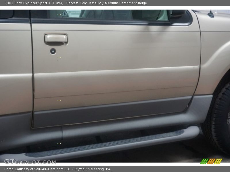 Harvest Gold Metallic / Medium Parchment Beige 2003 Ford Explorer Sport XLT 4x4