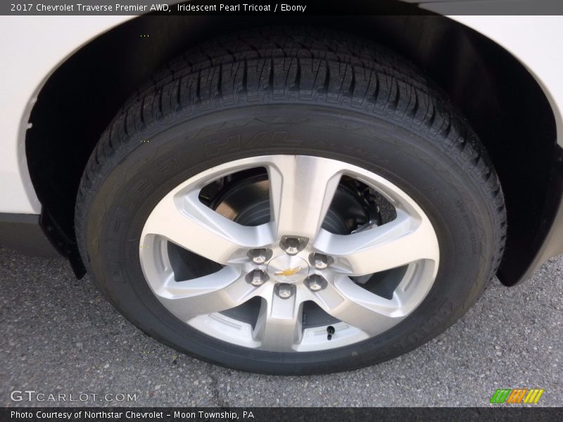 Iridescent Pearl Tricoat / Ebony 2017 Chevrolet Traverse Premier AWD