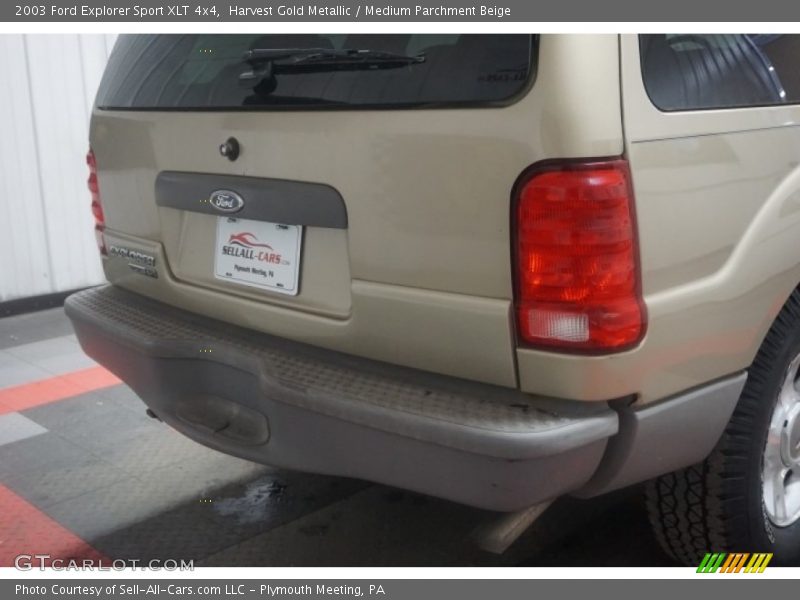 Harvest Gold Metallic / Medium Parchment Beige 2003 Ford Explorer Sport XLT 4x4