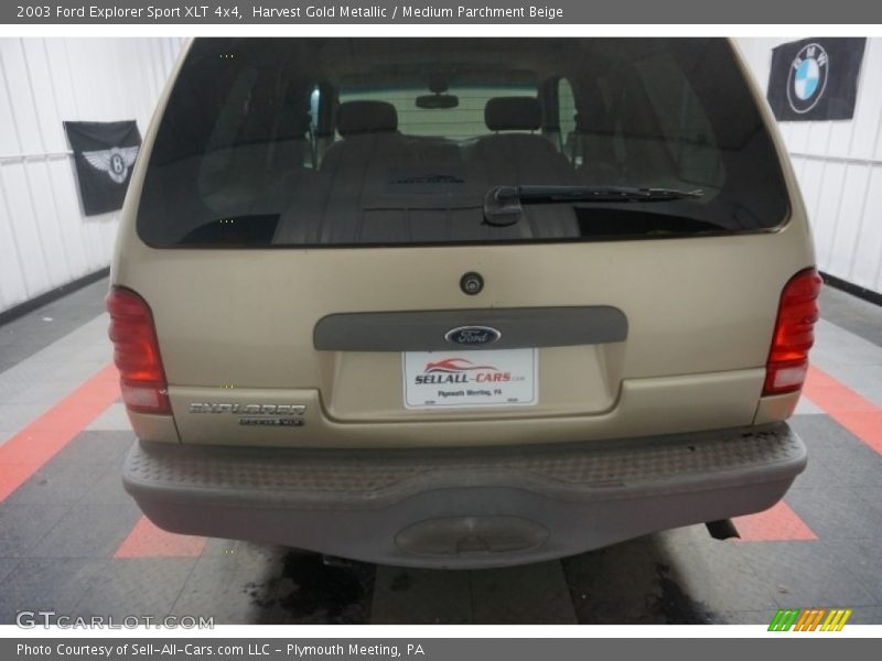 Harvest Gold Metallic / Medium Parchment Beige 2003 Ford Explorer Sport XLT 4x4