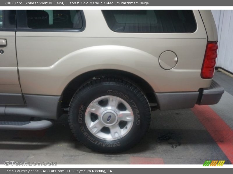 Harvest Gold Metallic / Medium Parchment Beige 2003 Ford Explorer Sport XLT 4x4