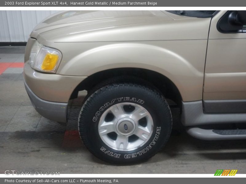 Harvest Gold Metallic / Medium Parchment Beige 2003 Ford Explorer Sport XLT 4x4