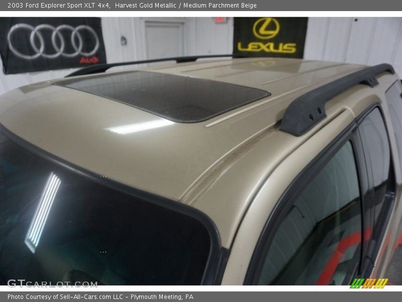 Harvest Gold Metallic / Medium Parchment Beige 2003 Ford Explorer Sport XLT 4x4