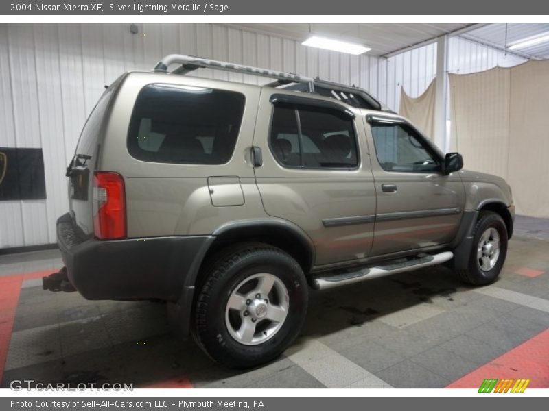 Silver Lightning Metallic / Sage 2004 Nissan Xterra XE