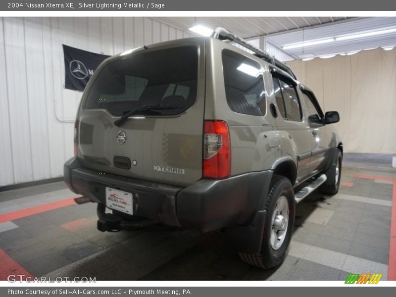 Silver Lightning Metallic / Sage 2004 Nissan Xterra XE