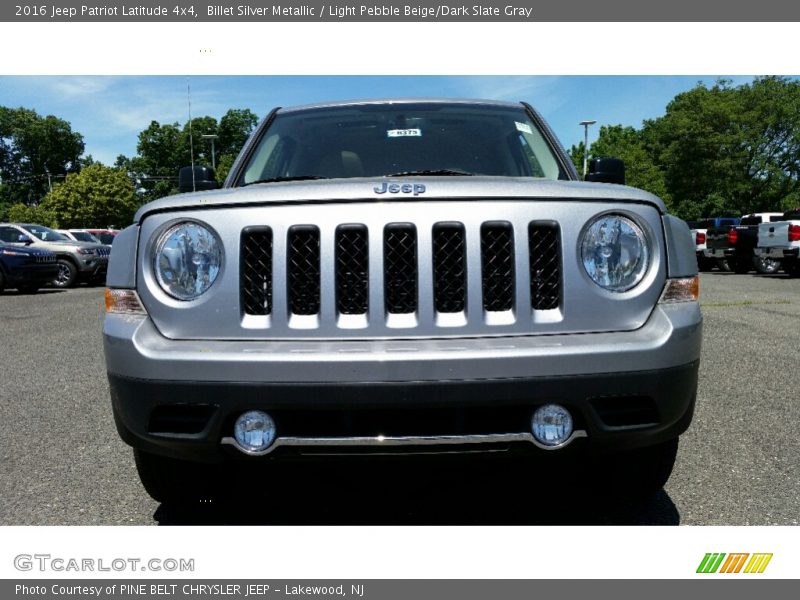 Billet Silver Metallic / Light Pebble Beige/Dark Slate Gray 2016 Jeep Patriot Latitude 4x4