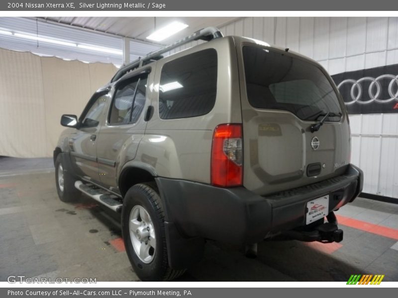 Silver Lightning Metallic / Sage 2004 Nissan Xterra XE