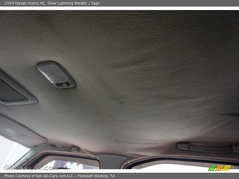 Silver Lightning Metallic / Sage 2004 Nissan Xterra XE